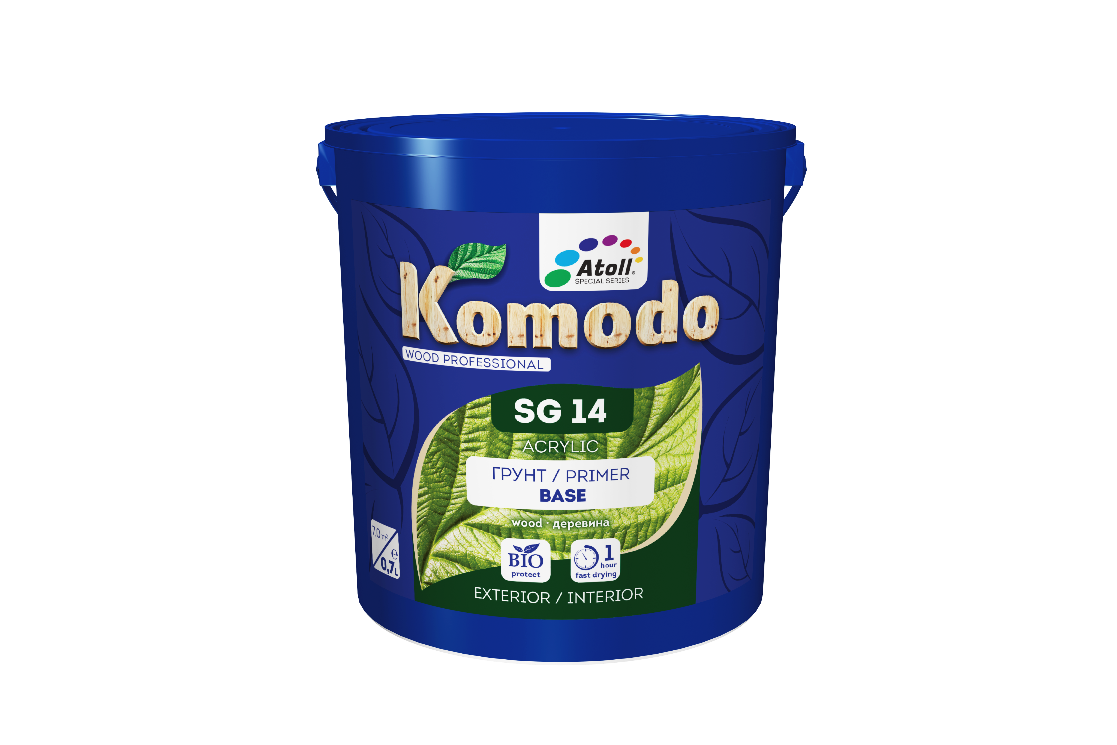 საგრუნტავი ხის SG-14 COMODO 2.3 ლ. — ხის საფარი